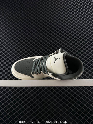 Jordan Air Jordan 1 Low Dark Green Off White EU 36-45 Sneaker - Unisex (BS-80557)