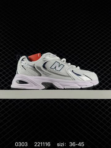 New Balance 530 White Silver Red Black EU 36-45 Sneaker - Unisex (BS-82335)