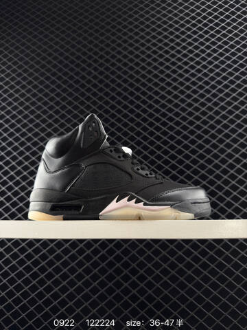 Jordan Air Jordan 5 Retro Black Metallic Reimagined Black Metallic Silver Pale Yellow EU 36-47 Basketball Shoe - Unisex (BS-80652)