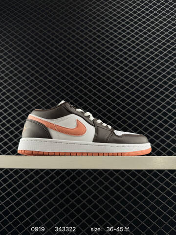 Jordan Air Jordan 1 Low White Brown Peach EU 36-45 Sneaker - Unisex (BS-80672)