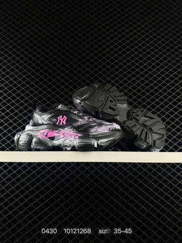 MLB CARGO CHUNKY Black Pink Silver 35-45 Sneaker Casual Sneakers - Unisex