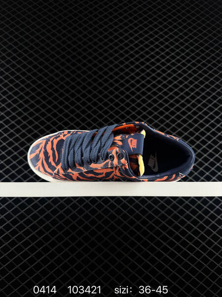 Nike Blazer Low 77 Jumbo Navy Blue Orange Tiger Print Sail EU 36-45 lifestyle