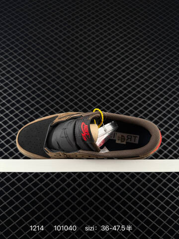 Jordan Air Jordan 1 Low Travis Scott Reverse Mocha CQ4277-001 Black Brown Dark Grey Red EU 36-47 5 Sneaker - Unisex (BS-80064)
