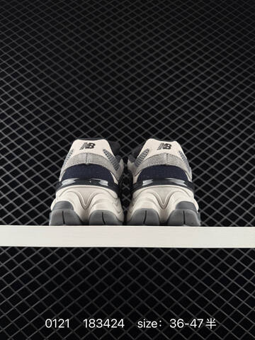 New Balance 9060 Grey Navy Off White Black EU 36-47 Sneaker - Unisex (BS-82369)