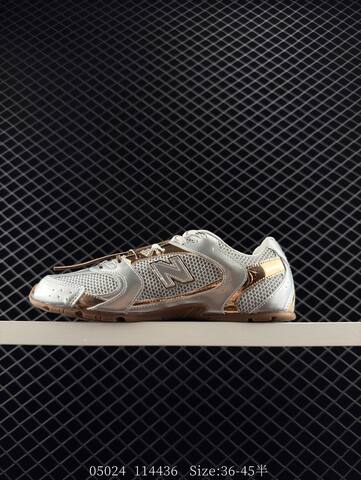 New Balance 530 Silver Gold Brown White EU 36-45 Sneaker - Unisex (BS-83411)