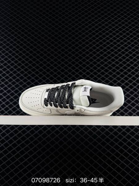 Nike Air Force 1 07 off white black silver green EU 36-45 skate