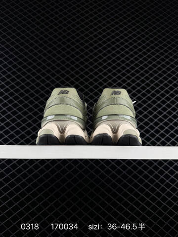 New Balance 9060 ABZORB Olive Green Dark Grey Beige Black EU 36-46 5 Sneaker - Unisex (BS-82302)