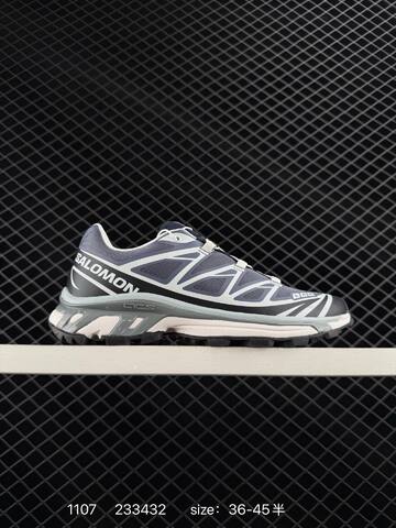 Salomon XT-6 S-LAB Grey Black White EU 36-45 Trail Shoe Trail Running Sneakers - Unisex (BS-85933)