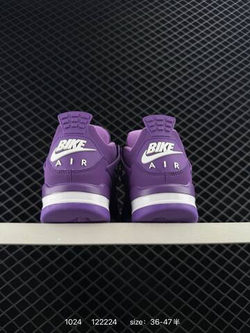 Jordan Air Jordan 4 Retro HF4340-104 Purple White EU 36-47 Basketball Shoe - Unisex (BS-80450)