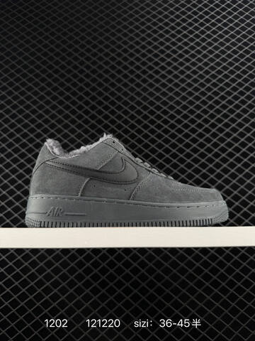 Nike Air Force 1 Low Grey Black EU 36-45 5 Lifestyle - Unisex (BS-73883)