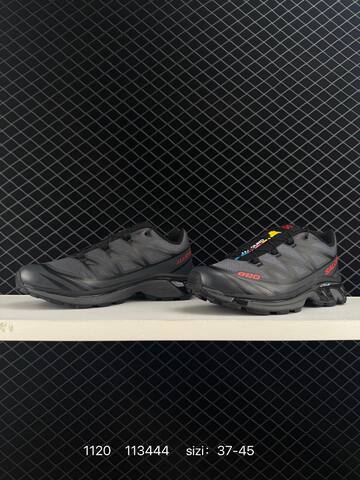 Salomon XT-6 Dark Grey Black Red EU 37-45 Trail Shoe Trail Running Sneakers - Unisex (BS-85923)