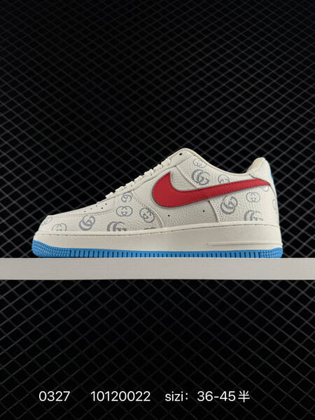 Nike Air Force 1 07 Low off white red blue grey EU 36-45 skate