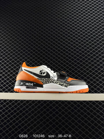 Jordan Air Jordan Legacy 312 Low Black White Orange EU 36-47 Basketball Shoe - Unisex (BS-80817)