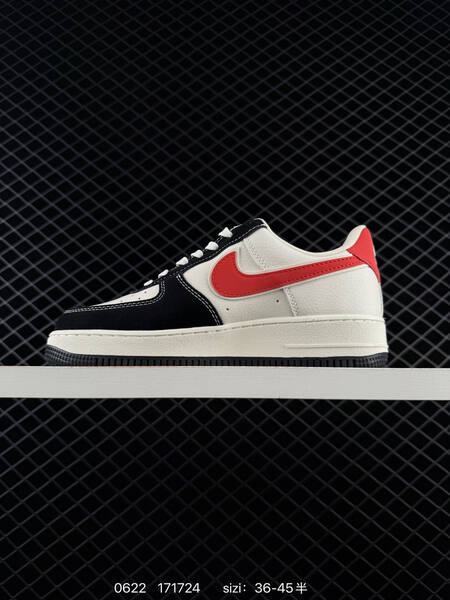 Nike Air Force 1 07 off white black red EU 36-45 sneaker
