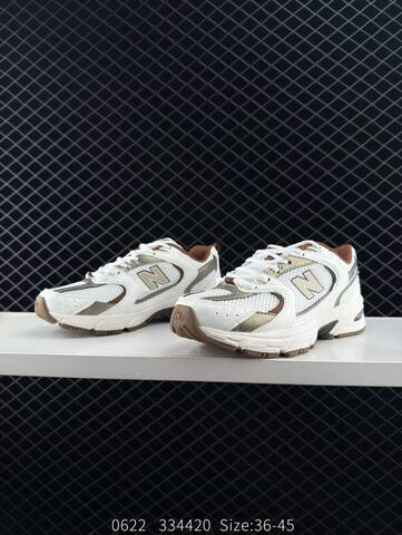 New Balance 530 White Brown Gold EU 36-45 Sneaker - Unisex (BS-83266)