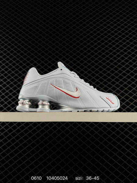 Nike Shox R4 light grey white red light blue EU 36-45 lifestyle