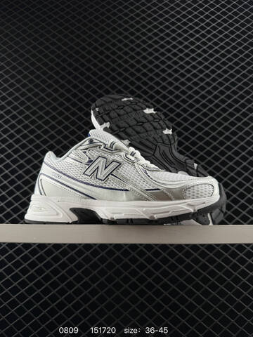 New Balance 740 U740WN2 Silver Grey White Black EU 36-45 Running Shoe Running Sneakers - Unisex (BS-82986)
