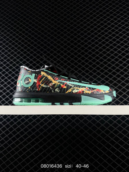 Nike KD 6 black mint green red yellow EU 40-46 basketball