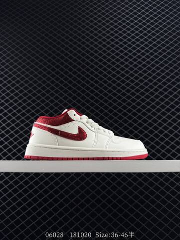 Jordan Air Jordan 1 Low Sail Red EU 36-46 Sneaker - Unisex (BS-81131)