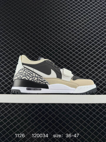 Jordan Air Jordan Legacy 312 Black Beige White Cream EU 36-47 Basketball Shoe - Unisex (BS-80184)