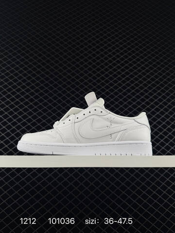 Jordan Air Jordan 1 Low Travis Scott Triple White EU 36-47 5 Sneaker - Unisex (BS-80077)