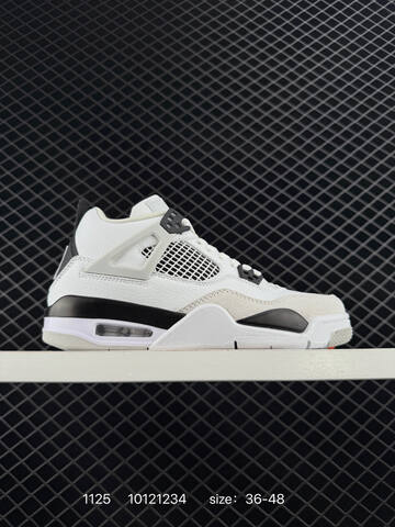 Jordan Air Jordan 4 SE Neon Grey Black White Red EU 36-48 Basketball Shoe - Unisex (BS-80193)
