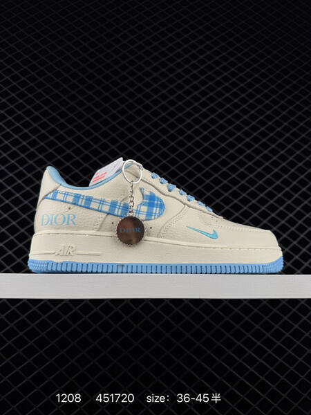 Nike Air Force 1 07 LV8 multi-color assorted olive cream blue white blue white burgundy cream EU 36-45 5 lifestyle