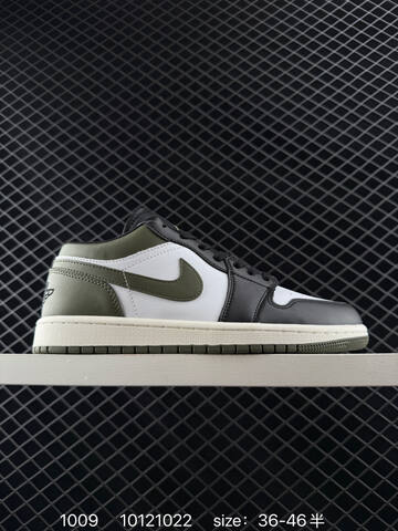 Jordan Air Jordan 1 Low 553558 113 Black Grey Pale Yellow EU 36-46 Sneaker - Unisex (BS-80561)