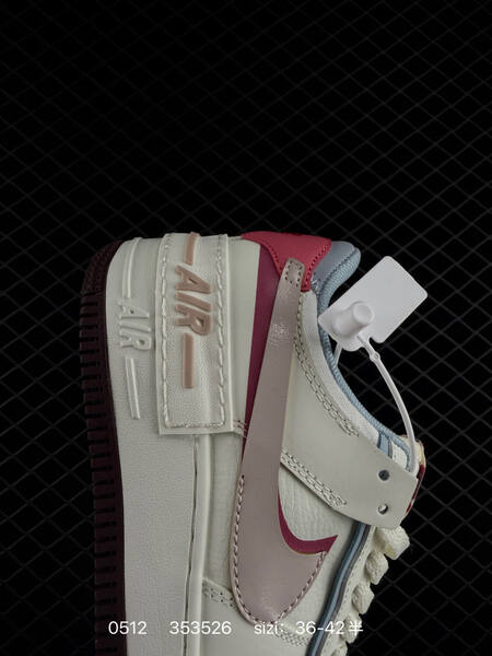 Nike Air Force 1 07 sail light blue pink red dark brown EU 36-42 lifestyle