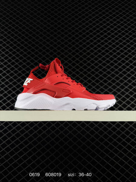 Nike Air Huarache City Mid Lea 819685-101 black white red EU 36-45 sneaker