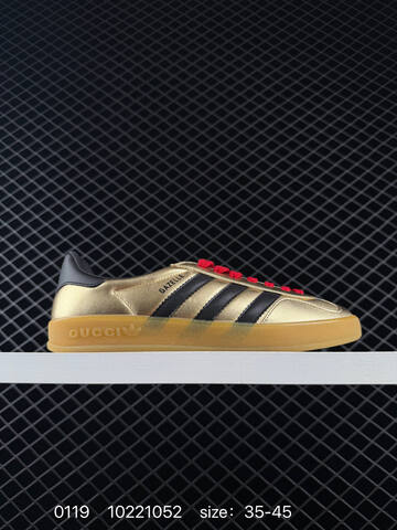 GUCCI x Adidas Originals Gazelle 35-45 10221052 260 Lifestyle - Unisex (BS-76650)