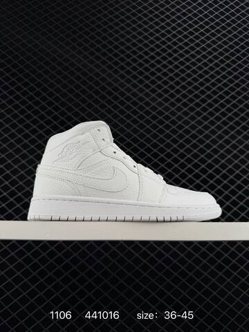 Jordan Air Jordan 1 Low White Light Grey EU 36-45 Sneaker - Unisex (BS-80338)