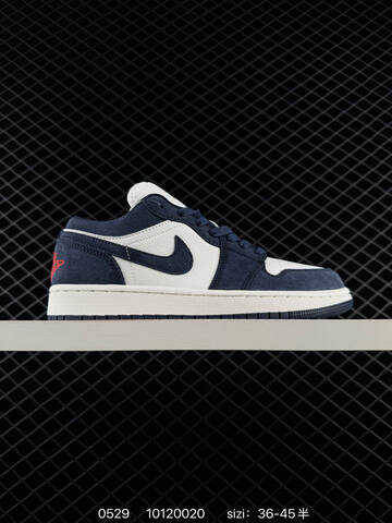 Air Jordan 1 Low Obsidian Suede AIR JORDAN 1 Aj1 Lifestyle (BS-79207)