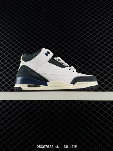 Ma Maniere x Air Jordan 3 Retro Diffused Blue AIR JORDAN 3 Aj3 3 A Lifestyle (BS-78850)