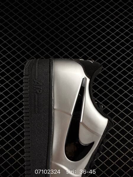 Nike Air Force 1 07 metallic silver black EU 36-45 casual