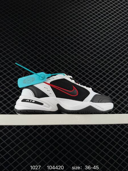 Nike Air Monarch IV White Grey Volt EU 36-45 training lifestyle