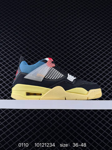 Jordan Air Jordan 4 Retro Light Grey Light Blue Navy White EU 36-48 Basketball Shoe - Unisex (BS-79850)