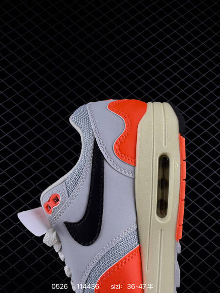 Nike Air Max 1 grey orange black cream white EU 36-47 lifestyle