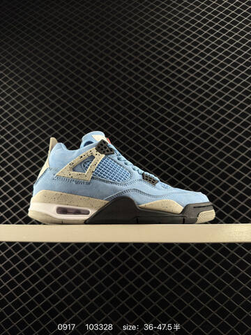 Jordan Air Jordan 4 Retro Black Yellow Olive Green White EU 36-47 5 Basketball Shoe - Unisex (BS-80690)