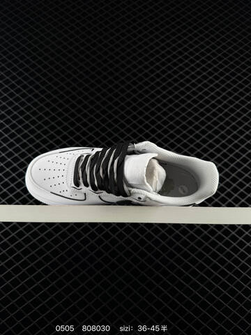 Nike Air Force 1 07 Low White Black EU 36-45 Lifestyle - Unisex (BS-71694)
