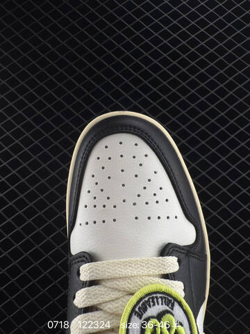 Jordan Air Jordan 1 Low 85 Fall League White Black Pale Yellow Neon Yellow EU 36-46 Sneaker - Unisex (BS-81046)
