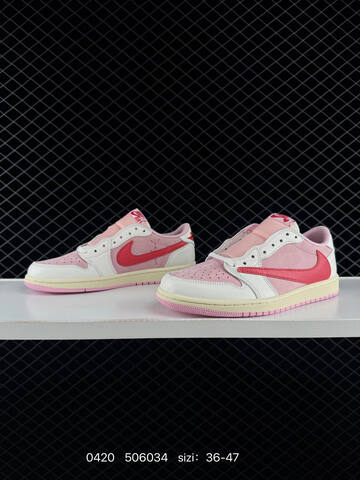 Travis Scott x Air Jordan 1 Low AIR JORDAN 1 Aj1 Lifestyle (BS-79445)