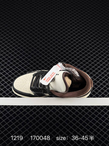 Jordan Air Jordan 1 Low Brown Black Cream White EU 36-45 Sneaker - Unisex (BS-80031)