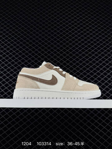 Jordan Air Jordan 1 Low DO5442-202 Beige Brown White EU 36-45 Sneaker - Unisex (BS-80112)