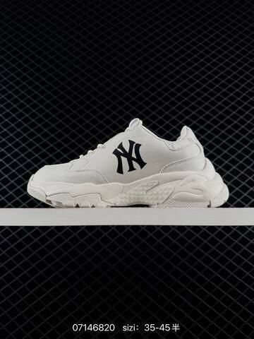 MLB Bigball Chunky Embo 3 ASHBNA3N50CRS Off White Black EU 35-45 Sneaker Casual Sneakers - Unisex