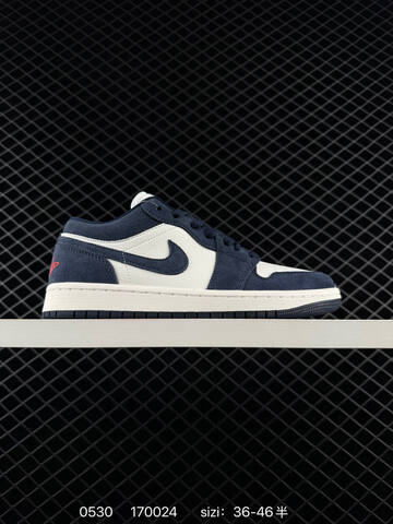 Air Jordan 1 Low Obsidian Suede AIR JORDAN 1 Aj1 Lifestyle (BS-79197)