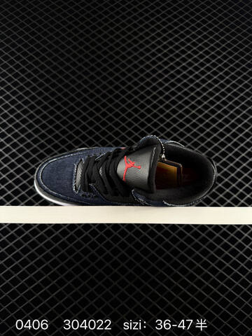 Jordan Air Jordan 3 Retro IH7959 Dark Blue Black White Red EU 36-47 Basketball Shoe - Unisex (BS-79541)