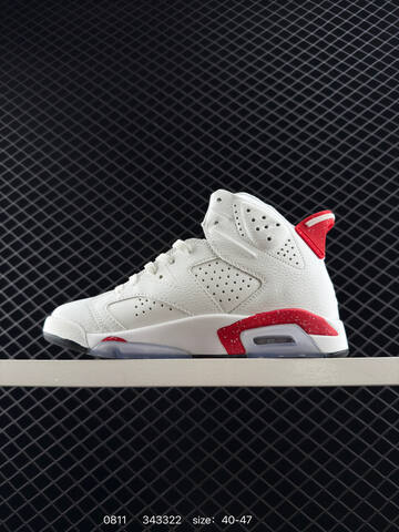 Jordan Air Jordan 6 Retro Olympic 2024 White Red EU 40-47 Basketball Shoe - Men's (BS-80931)
