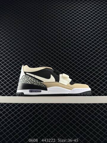 Jordan Air Jordan Legacy 312 Low CD9054-020 Black Beige White EU 36-45 Basketball Shoe - Unisex (BS-81240)
