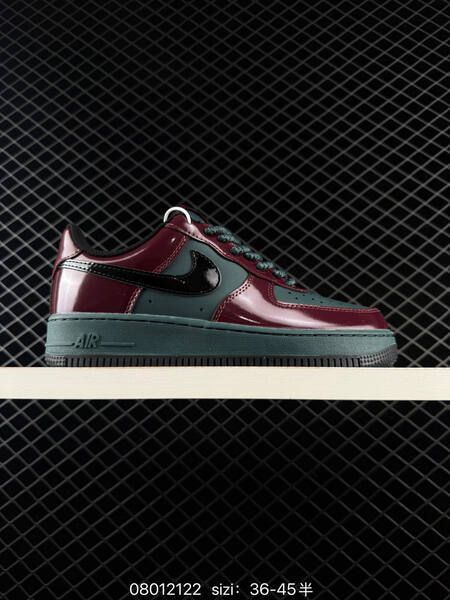 Nike Air Force 1 07 burgundy dark green black EU 36-45 lifestyle